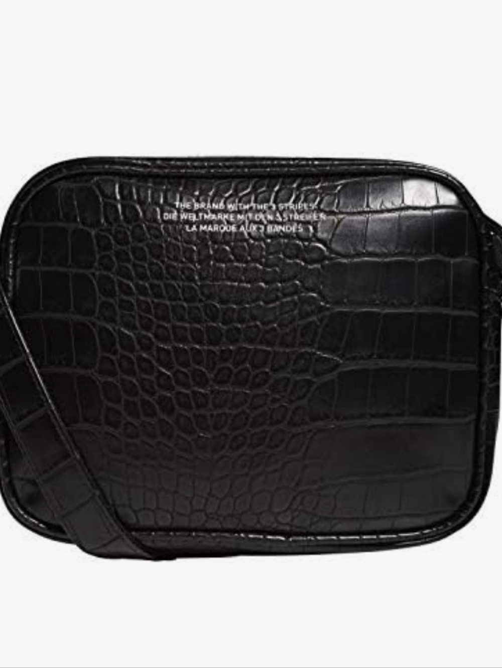 Adidas Originals Airliner Tote Bag- Black Croc/White - Picture 8 of 14